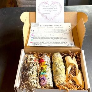 Smudging Kit Sage & Feather NEW Cleansing Purifying Protecting Purge negativity